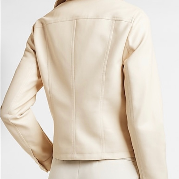 Faux leather Motto Jacket - Picture 2 of 6